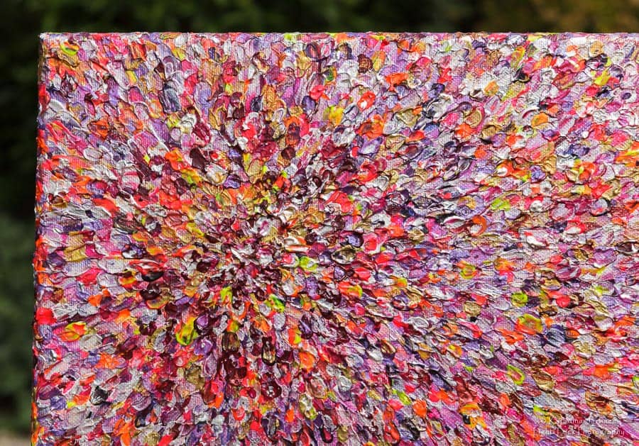 painting close-up